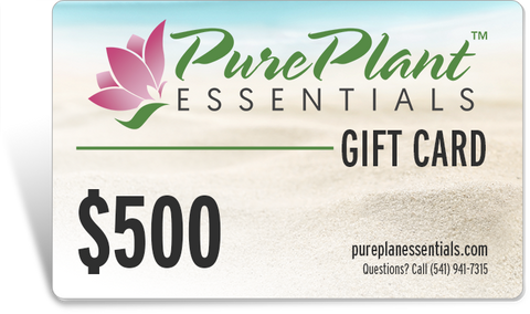 Gift Cards - PurePlant Essentials - Click on a Dollar Amount to Purchase Your Gift Card - You'll Get An Immediate Download Of Your Gift Card To Send Your Recipient(s)!-Gift Card-PurePlant Essentials