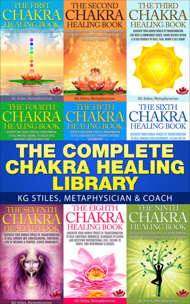 Complete Chakra Healing Library - (BUY BUNDLE & SAVE) - By KG Stiles-ebook-PurePlant Essentials