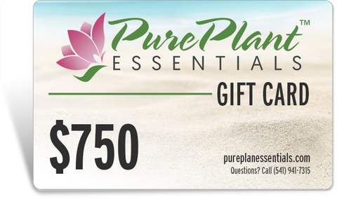 Gift Cards - PurePlant Essentials - Click on a Dollar Amount to Purchase Your Gift Card - You'll Get An Immediate Download Of Your Gift Card To Send Your Recipient(s)!-Gift Card-PurePlant Essentials