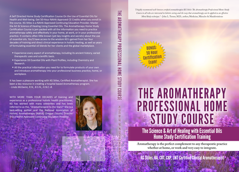 Aromatherapy Home Study Certification Course - Instructor KG Stiles, BA, CBP, CBT, LMT - OVER 40% OFF!-Consulting & Tutorial Programs-PurePlant Essentials