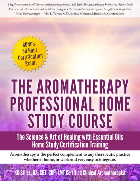Aromatherapy Home Study Certification Course – 50-Hour NAHA CE Credits | Money-Back Guarantee-Consulting & Tutorial Programs-PurePlant Essentials