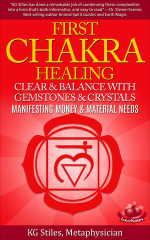 Chakra Healing Book First - Clear & Balance with Crystals -Manifest Money & Material Needs - By KG Stiles-ebook-PurePlant Essentials