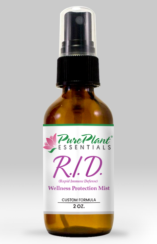 R.I.D. (Rapid Immune Defense) - Wellness Protection Mist - (Extra Strength 20% Dilution) - SAVE 30% OFF!-Aromatic Mist-PurePlant Essentials